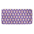 Purple Cupcake Pattern Print Towel