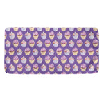 Purple Cupcake Pattern Print Towel