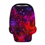 Purple Dark Galaxy Space Print Baby Seat Cover