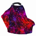 Purple Dark Galaxy Space Print Baby Seat Cover