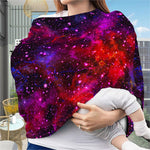 Purple Dark Galaxy Space Print Baby Seat Cover