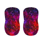 Purple Dark Galaxy Space Print Bar Stool Covers