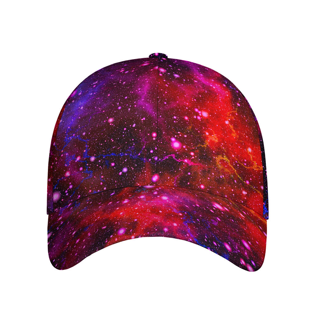 Purple Dark Galaxy Space Print Baseball Cap