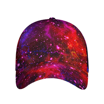 Purple Dark Galaxy Space Print Baseball Cap