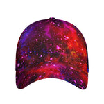 Purple Dark Galaxy Space Print Baseball Cap