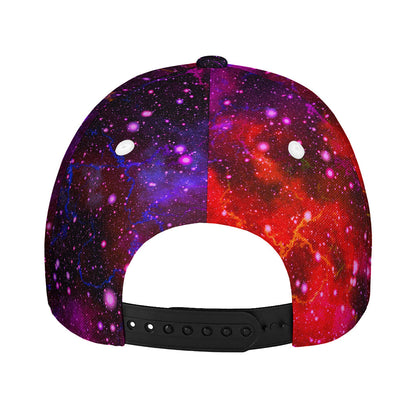 Purple Dark Galaxy Space Print Baseball Cap