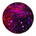 Purple Dark Galaxy Space Print Basketball