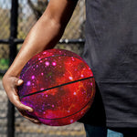 Purple Dark Galaxy Space Print Basketball