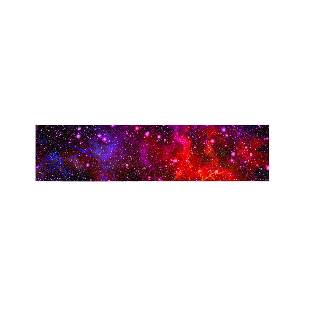 Purple Dark Galaxy Space Print Bed Runner