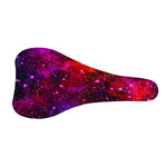 Purple Dark Galaxy Space Print Bicycle Seat Cover