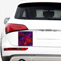 Purple Dark Galaxy Space Print Car Sticker