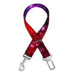 Purple Dark Galaxy Space Print Dog Seat Belt