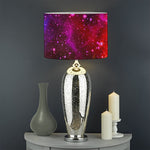 Purple Dark Galaxy Space Print Drum Lamp Shade