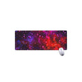 Purple Dark Galaxy Space Print Extended Mouse Pad