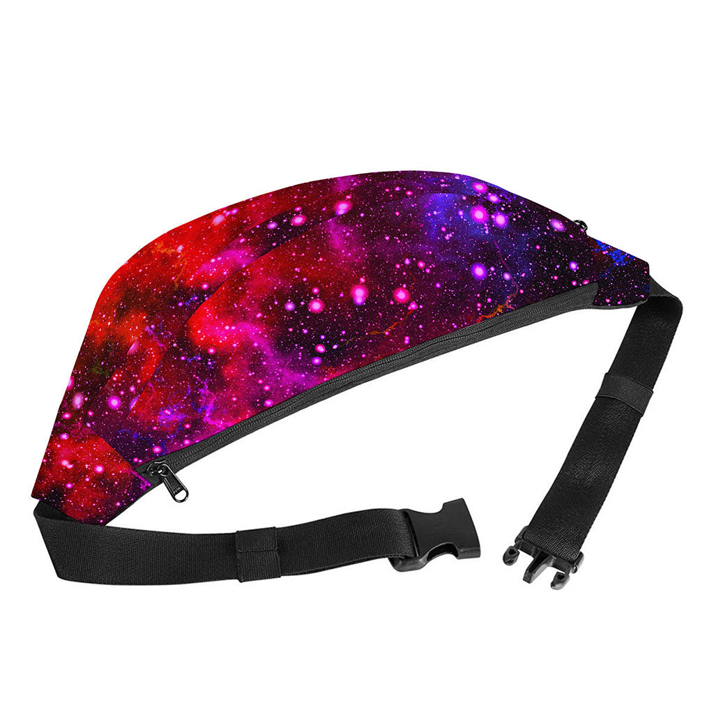 Purple Dark Galaxy Space Print Fanny Pack