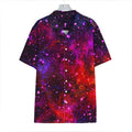 Purple Dark Galaxy Space Print Hawaiian Shirt