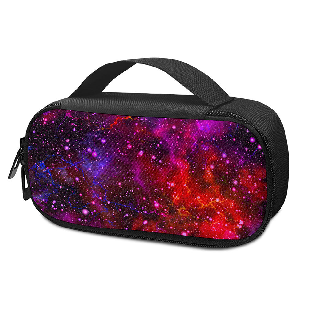 Purple Dark Galaxy Space Print Insulin Cooler Travel Case