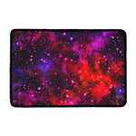 Purple Dark Galaxy Space Print Kitchen Mat