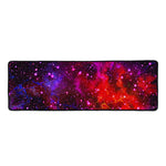 Purple Dark Galaxy Space Print Long Kitchen Mat