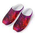 Purple Dark Galaxy Space Print Mesh Casual Shoes
