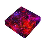 Purple Dark Galaxy Space Print Outdoor Seat Cushion Cover