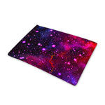 Purple Dark Galaxy Space Print Pet Cooling Mat Cover