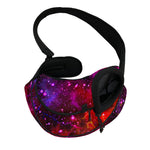 Purple Dark Galaxy Space Print Pet Sling Carrier