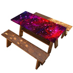 Purple Dark Galaxy Space Print Picnic Table Cover