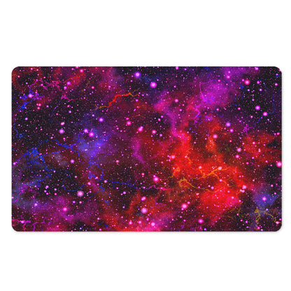 Purple Dark Galaxy Space Print Polyester Doormat