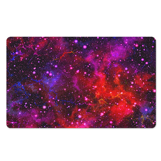 Purple Dark Galaxy Space Print Polyester Doormat
