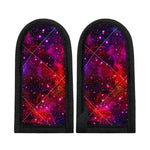 Purple Dark Galaxy Space Print Skillet Handle Cover