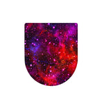 Purple Dark Galaxy Space Print Toilet Lid Cover