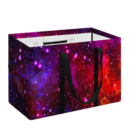 Purple Dark Galaxy Space Print Utility Tote Bag
