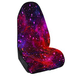 Purple Dark Galaxy Space Print Waterproof Car Seat Cover