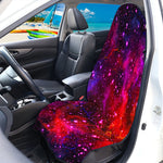 Purple Dark Galaxy Space Print Waterproof Car Seat Cover