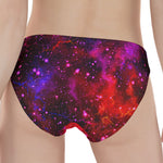 Purple Dark Galaxy Space Print Women's Panties