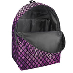 Purple Disco Lights Pattern Print Backpack
