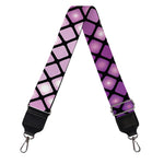 Purple Disco Lights Pattern Print Bag Strap