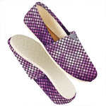 Purple Disco Lights Pattern Print Casual Shoes