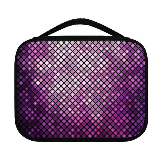Purple Disco Lights Pattern Print Classic Bible Case
