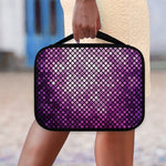 Purple Disco Lights Pattern Print Classic Bible Case
