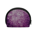 Purple Disco Lights Pattern Print Coin Purse
