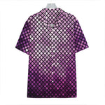 Purple Disco Lights Pattern Print Hawaiian Shirt