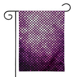 Purple Disco Lights Pattern Print House Flag