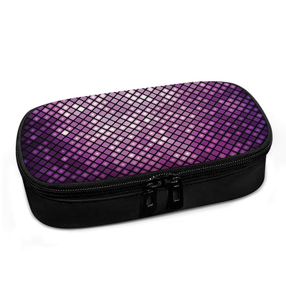 Purple Disco Lights Pattern Print Insulin Cooler Travel Case