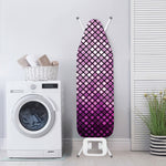 Purple Disco Lights Pattern Print Ironing Board Cover