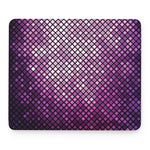Purple Disco Lights Pattern Print Mouse Pad
