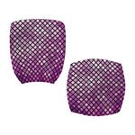 Purple Disco Lights Pattern Print Office Chair Cover