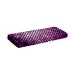 Purple Disco Lights Pattern Print Piano Keyboard Cover