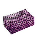 Purple Disco Lights Pattern Print Rectangle Tissue Box Cover